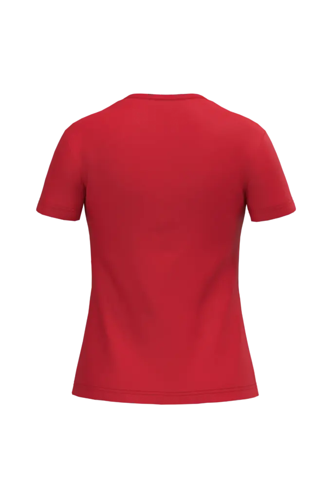 iDeal190 dames T-shirt, ideal red — productfoto 41