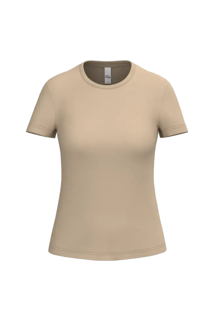iDeal190 dames T-shirt, ideal sand — productfoto 46