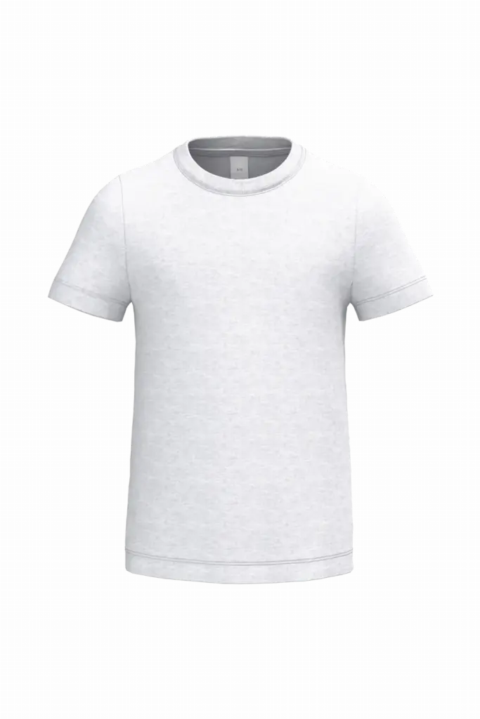 iDeal190 kinder T-shirt, ideal ash heather — productfoto 9