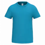 iDeal190 kinder T-shirt, ideal atoll blue — productfoto 12
