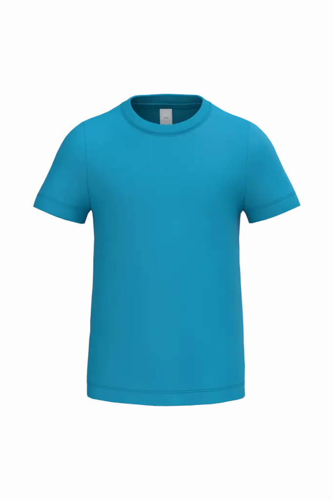 iDeal190 kinder T-shirt, ideal atoll blue — productfoto 12
