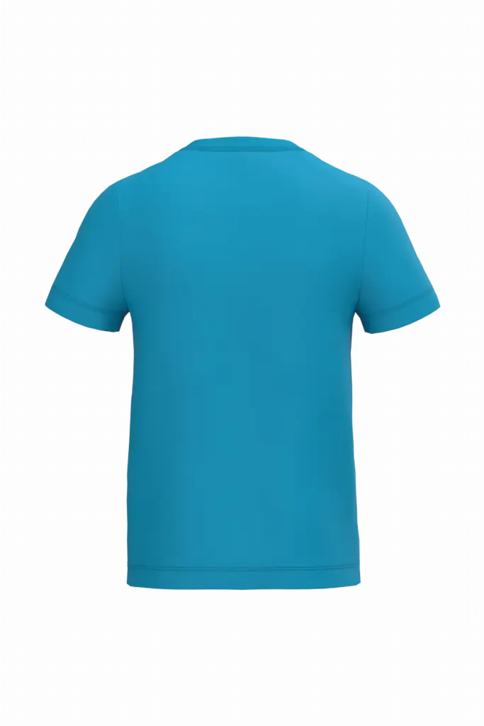 iDeal190 kinder T-shirt, ideal atoll blue — productfoto 13