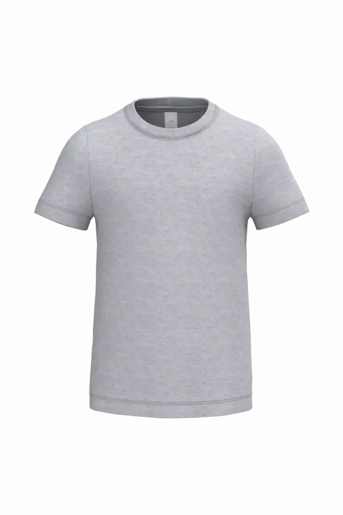 iDeal190 kinder T-shirt, ideal oxford grey — productfoto 39