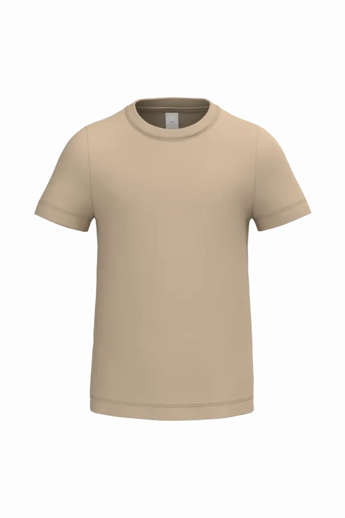 iDeal190 kinder T-shirt, ideal sand — productfoto 48