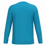 iDeal190 uniseks T-shirt LSL, ideal atoll blue — productfoto 18