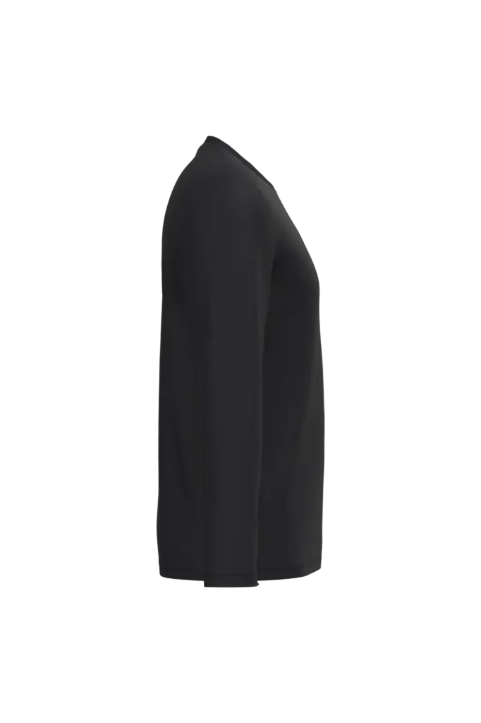 iDeal190 uniseks T-shirt LSL, ideal black — productfoto 19