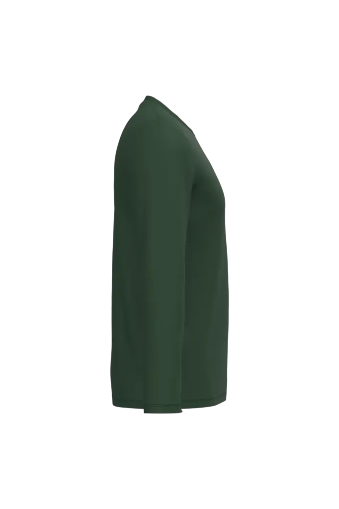 iDeal190 uniseks T-shirt LSL, ideal forest green — productfoto 25