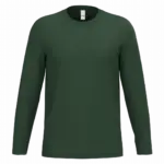 iDeal190 uniseks T-shirt LSL, ideal forest green — productfoto 26