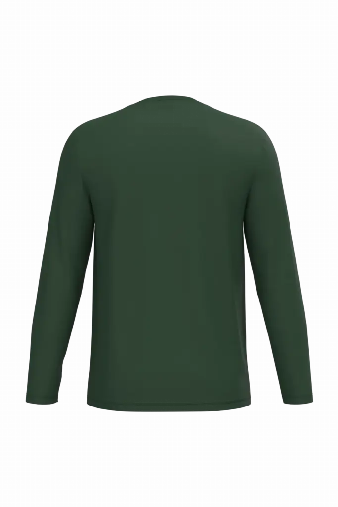 iDeal190 uniseks T-shirt LSL, ideal forest green — productfoto 27