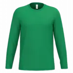 iDeal190 uniseks T-shirt LSL, ideal kelly green — productfoto 35