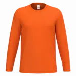 iDeal190 uniseks T-shirt LSL, ideal orange — productfoto 41