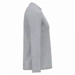iDeal190 uniseks T-shirt LSL, ideal oxford grey — productfoto 43