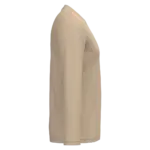 iDeal190 uniseks T-shirt LSL, ideal sand — productfoto 52