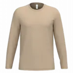 iDeal190 uniseks T-shirt LSL, ideal sand — productfoto 53