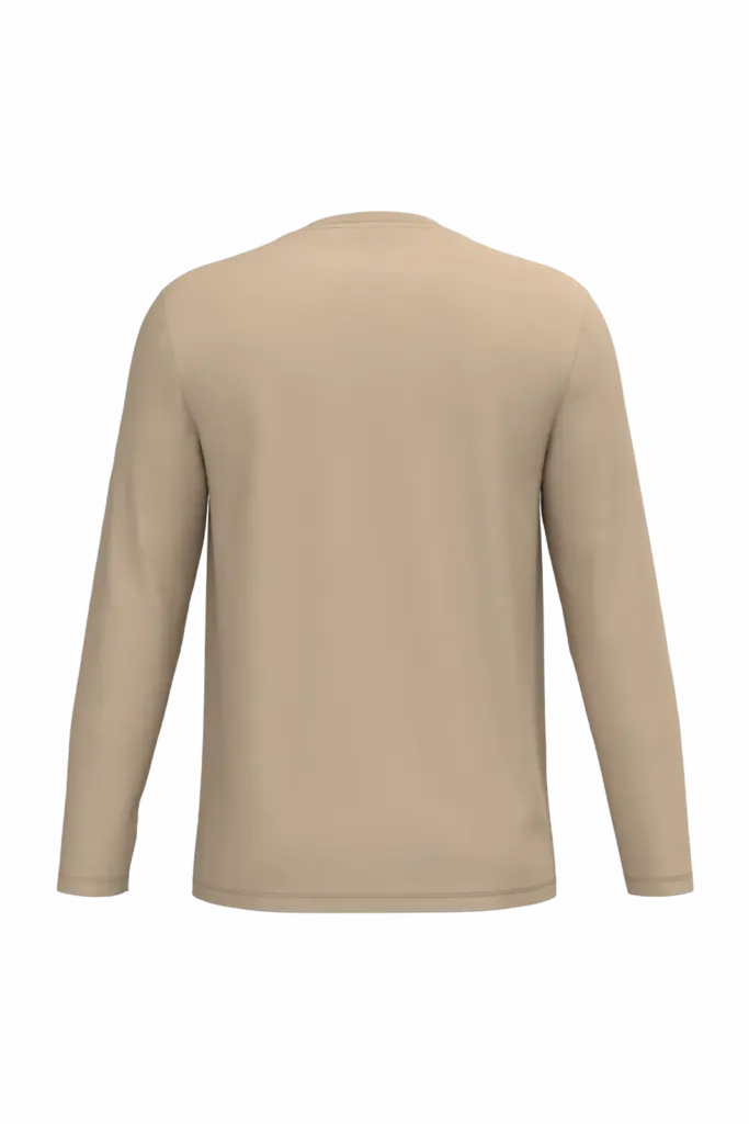 iDeal190 uniseks T-shirt LSL, ideal sand — productfoto 54