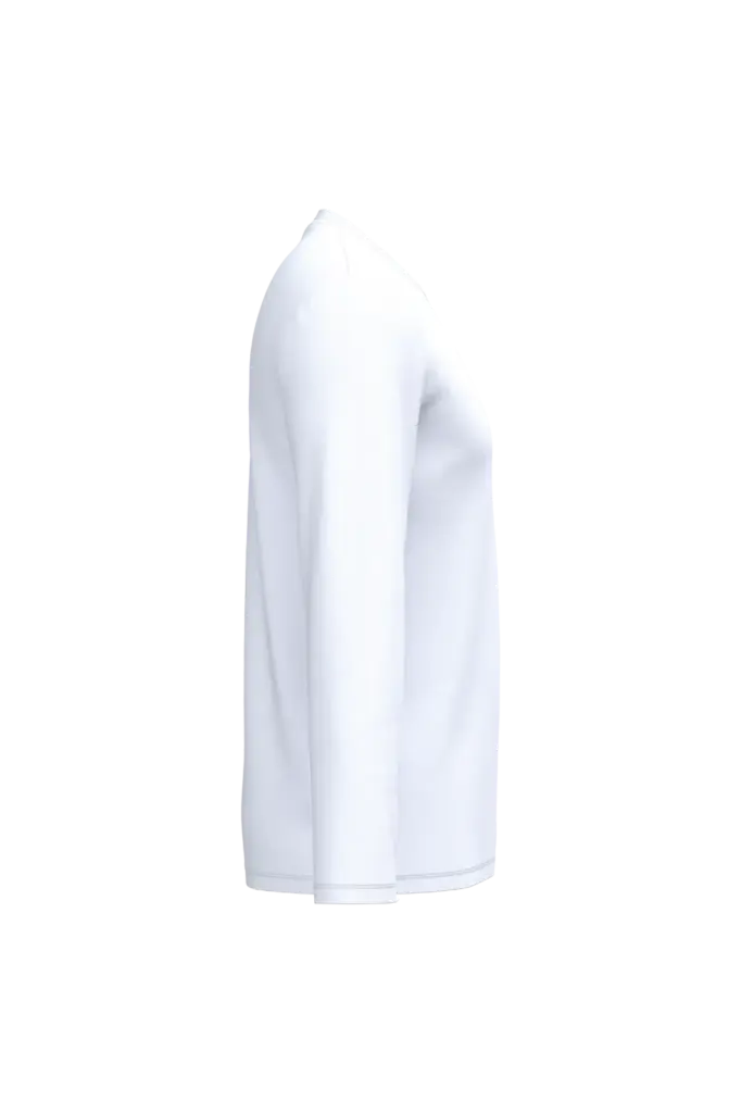 iDeal190 uniseks T-shirt LSL, ideal white — productfoto 55