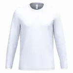 iDeal190 uniseks T-shirt LSL, ideal white — productfoto 56