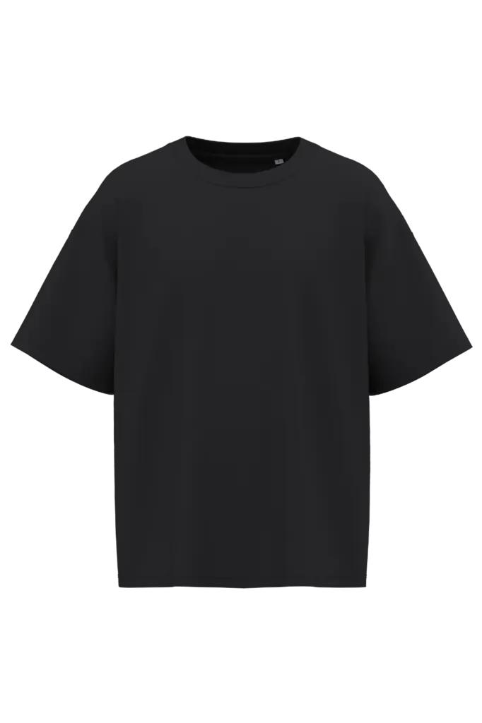 IB330 - Unisex oversized t-shirt, ideal black