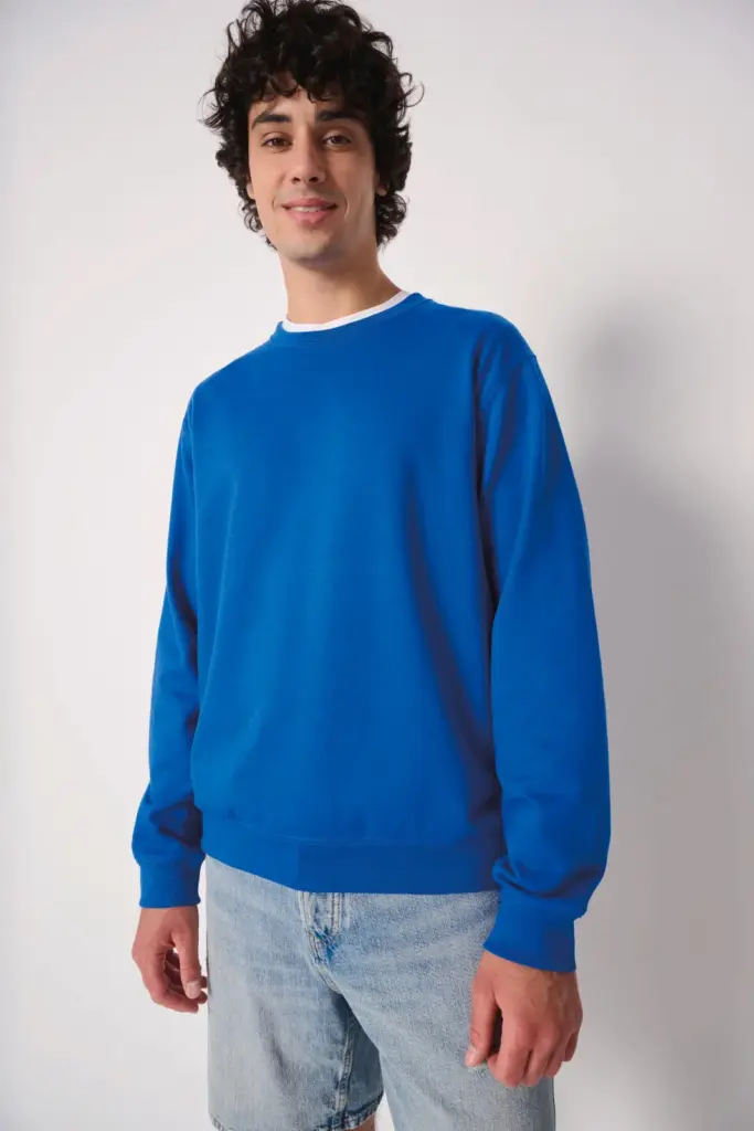 Uniseks sweater met ronde hals — productfoto 2