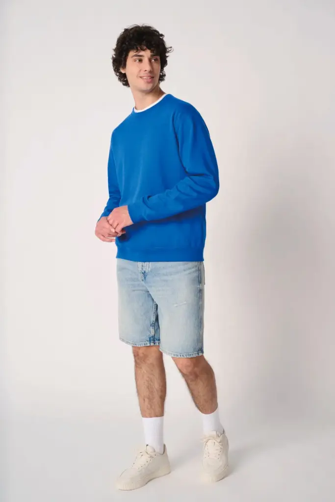 Uniseks sweater met ronde hals — productfoto 6
