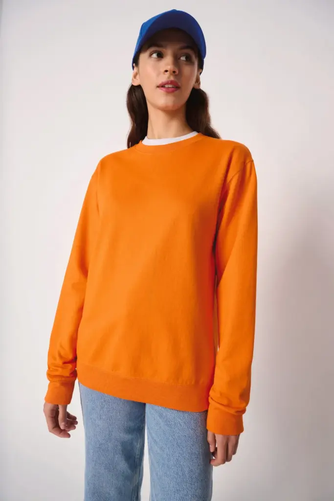 Uniseks sweater met ronde hals — productfoto 7