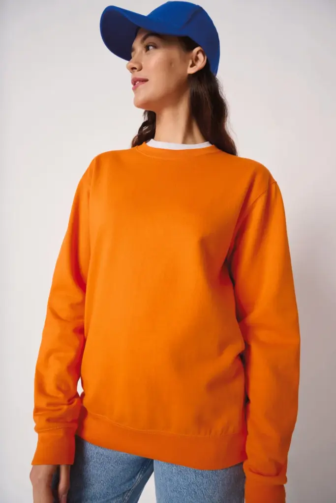Uniseks sweater met ronde hals — productfoto 9