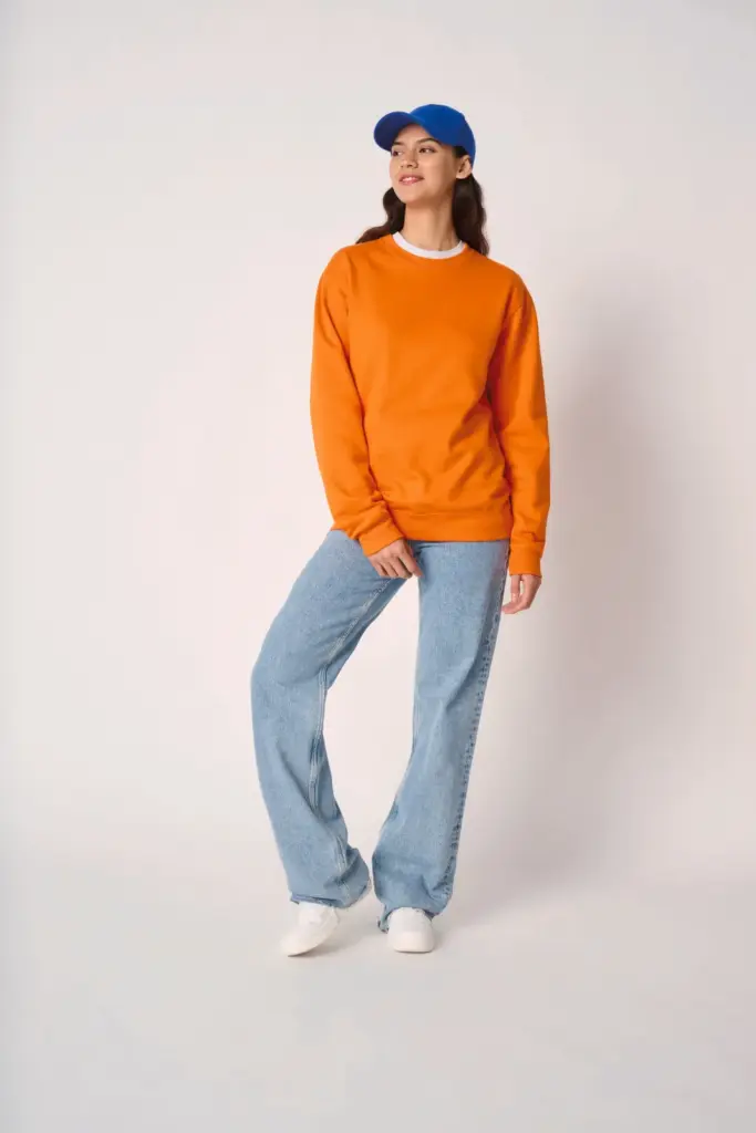 Uniseks sweater met ronde hals — productfoto 11