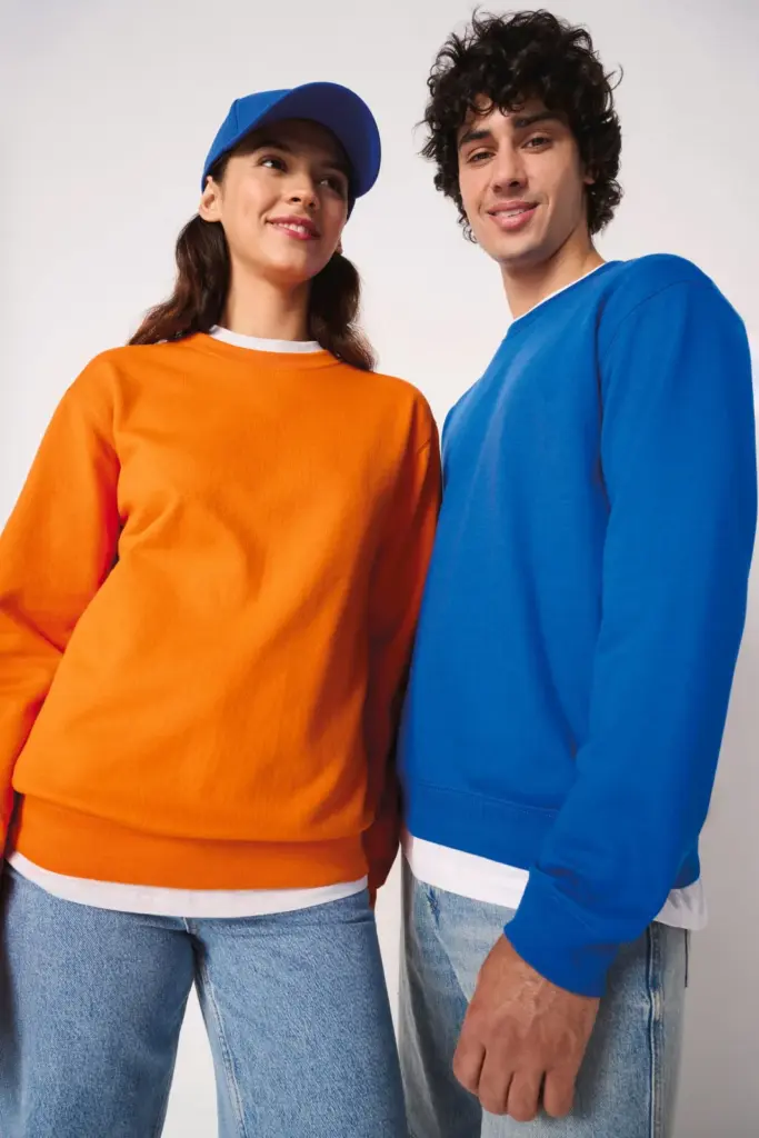 Uniseks sweater met ronde hals — productfoto 12