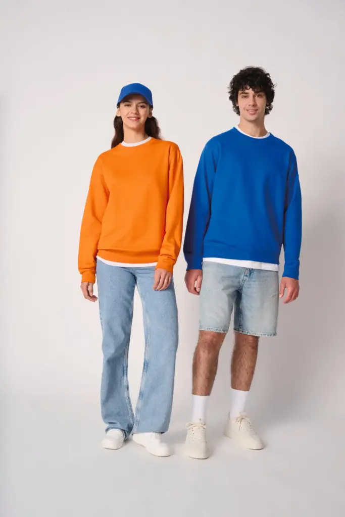 Uniseks sweater met ronde hals — productfoto 14