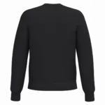 Uniseks sweater met ronde hals, ideal black — productfoto 21