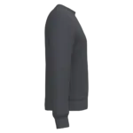 Uniseks sweater met ronde hals, ideal dark grey — productfoto 22
