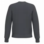 Uniseks sweater met ronde hals, ideal dark grey — productfoto 24