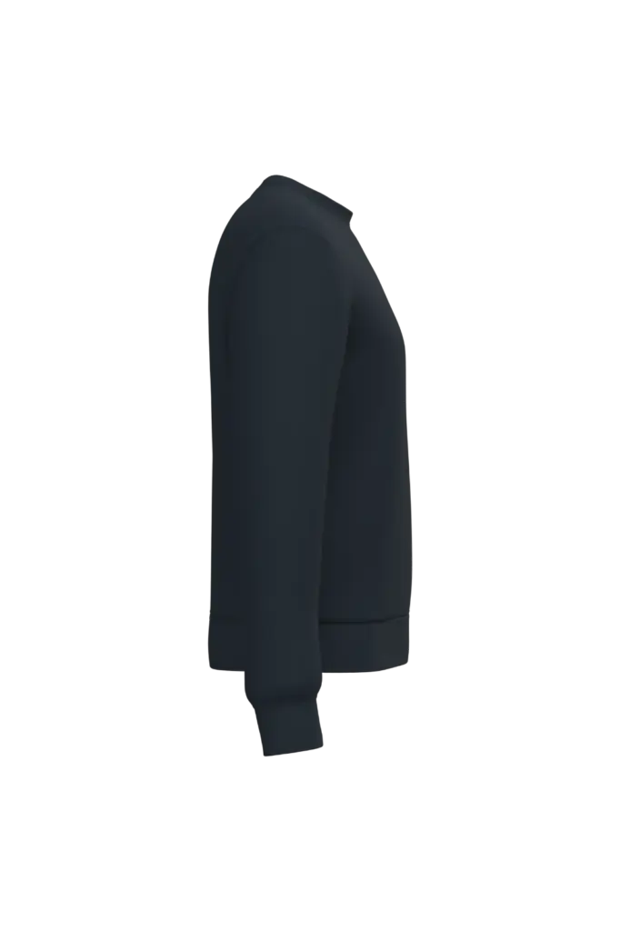 Uniseks sweater met ronde hals, ideal navy — productfoto 28