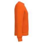 Uniseks sweater met ronde hals, ideal orange — productfoto 31