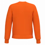 Uniseks sweater met ronde hals, ideal orange — productfoto 33
