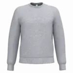Uniseks sweater met ronde hals, ideal oxford grey — productfoto 35