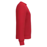 Uniseks sweater met ronde hals, ideal red — productfoto 37