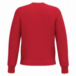 Uniseks sweater met ronde hals, ideal red — productfoto 39
