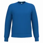 Uniseks sweater met ronde hals, ideal royal blue — productfoto 41