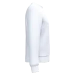 Uniseks sweater met ronde hals, ideal white — productfoto 43