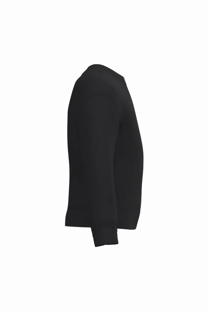 Kinder sweater met ronde hals, ideal black — productfoto 11