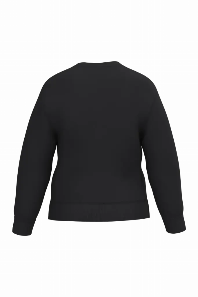 Kinder sweater met ronde hals, ideal black — productfoto 13