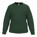 Kinder sweater met ronde hals, ideal forest green — productfoto 18