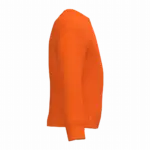 Kinder sweater met ronde hals, ideal orange — productfoto 23