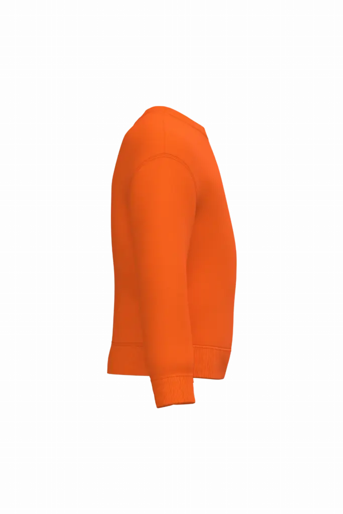 Kinder sweater met ronde hals, ideal orange — productfoto 23