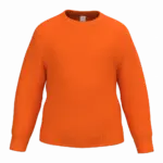 Kinder sweater met ronde hals, ideal orange — productfoto 24