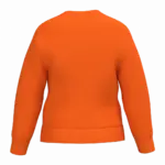 Kinder sweater met ronde hals, ideal orange — productfoto 25