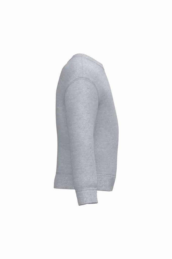 Kinder sweater met ronde hals, ideal oxford grey — productfoto 26