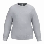 Kinder sweater met ronde hals, ideal oxford grey — productfoto 27