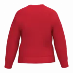 Kinder sweater met ronde hals, ideal red — productfoto 31